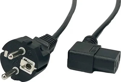 Zdjęcie produktu dla Kabel zasilający 1,8 m C13 czarny wtyczka EU 10 A