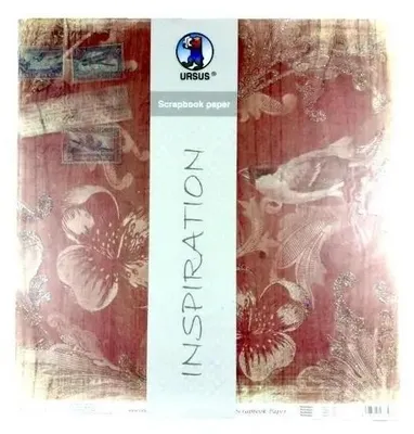 Imagen del producto de Papel para scrapbooking, flores y pájaros, 5 hojas - Galería Hobby