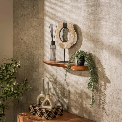 Produktbild von Hoyz-Kollektion – Wandregal 60 cm organisch – massive Akazie natur