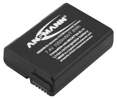 Obrázek produktu pro Ansmann A-NIK EN EL 14, 1000 mAh, 7,4 V, Lithium-ion (Li-ion)