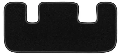 Image de Tapis arrière en moquette pour Dacia Lodgy 2012- (7 places) – 2 pièces, noirs, sur mesure – Wielganizator LUX