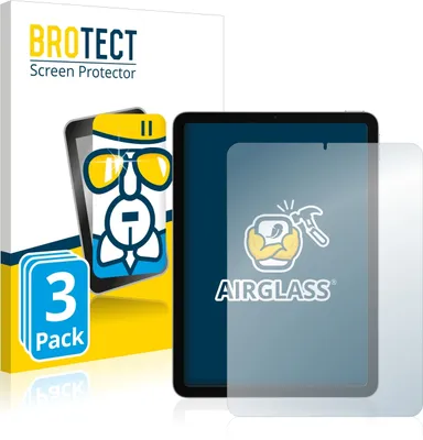 Produktbild von 3x BROTECT Schutzglas für Apple iPad Air 4 2020 (4. Gen.) Schutzfolie Panzer Folie Glas Display Schutz klar