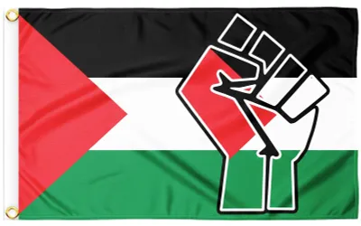 Palästina-Flagge 150x90 cm, wetterbeständig, mit Ösen
