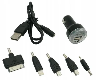 Produktbild von 7in1 Auto USB-Ladegerät 12V 24V 2100mA