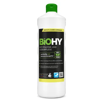 Produktbild von AUSLAUF! BiOHY KFZ Polster- & Lederpflege, Polsterreiniger, Innenraumpflege 1l BY01030001