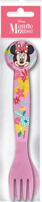 Image de Tataway Disney set de 2 couverts en plastique rose pour fille Minnie Mouse fourchette et cuillère