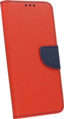 Immagine prodotto di cofi1453® Custodia a libro "Fancy" compatibile con LG K62 cover per cellulare custodia protettiva con funzione stand, slot per carte di credito rosso-blu