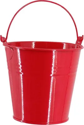 Produktbild von Kindereimer (Metall) - 0,8 Liter (Rot)