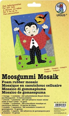 Produktbild von Moosgummi Mosaik 'Vampir'