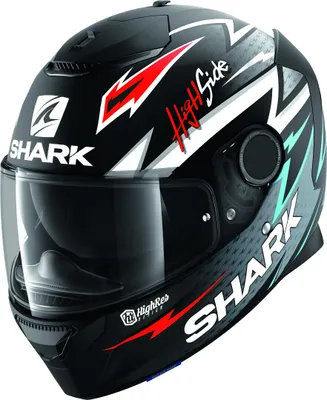 Productafbeelding van Shark Spartan helm, model Adrian, zwart/zilver/rood, maat XS (53/54)