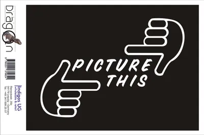 Produktbild von Aufkleber / Autoaufkleber - JDM / Die cut / Auto / OEM - Picture This - 160x110 mm weiß - Heckscheibe / Heckscheibenaufkleber