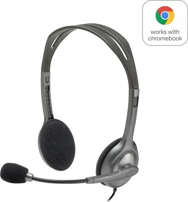 Produktbild von Logitech H111, Kabelgebunden, Büro/Callcenter, 20 - 20000 Hz, 74 g, Kopfhörer, Schwarz