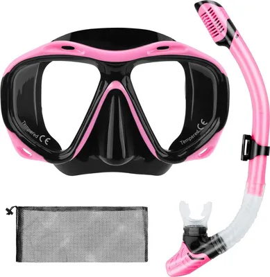 Immagine prodotto di Maschera panoramica migliorata per lo snorkeling - set da snorkeling per adulti