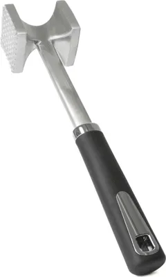 Produktbild von Intirilife Fleischklopfer doppelseitig - 27 x 4.7 x 6.7 cm - Fleischhammer, Schnitzelklopfer, Fleischzartmacher mit 2 Schlagflächen für schönes dünnes Fleisch