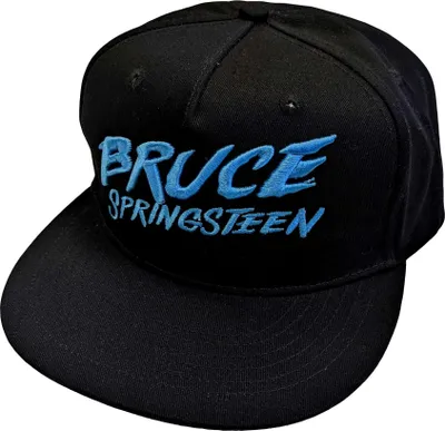 Image de Bruce Springsteen - Casquette Snapback Homme/Femme Unie RO5901 (Taille unique) (Noir/Bleu)