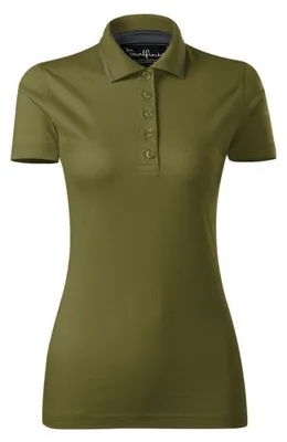 Productafbeelding van Malfini - "Grand" poloshirt voor dames, model PP10030 (maat S) (groen)