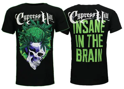 Produktbild von Cypress Hill Insane In The Brain T-Shirt – Offiziell lizenziertes Merch - L