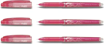 Produktbild von Pilot FriXion Point 0.5 Tintenroller pink - 3er-Set