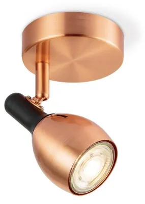 Produktbild von Home Sweet Home LED-Wandstrahler Novi - inkl. dimmbarem LED-Leuchtmittel - Kupfer