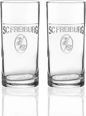Produktbild von SC Freiburg Trinkglas "Relief" 2er-Set