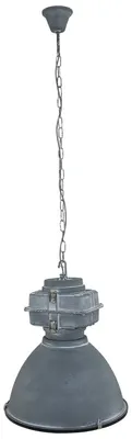 Produktbild von Steinhauer Pendelleuchte Densi 1-flammig Grau Matt 47x47cm