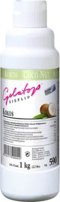 Produktbild von Gelatop Eisflip Kokos zum Garniern von Dessert und Eis 1000g