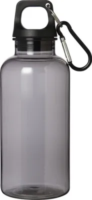 Produktbild von Karabiner Wasserflasche "Oregon", Recycelter Kunststoff, 400ml PF4331 (Einheitsgröße) (Schwarz)