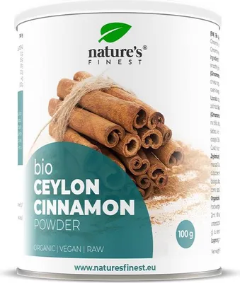 Nature’s Finest Ceylon Cinnamon Powder organic vegan superfood spice, digestion blood, sugar balance