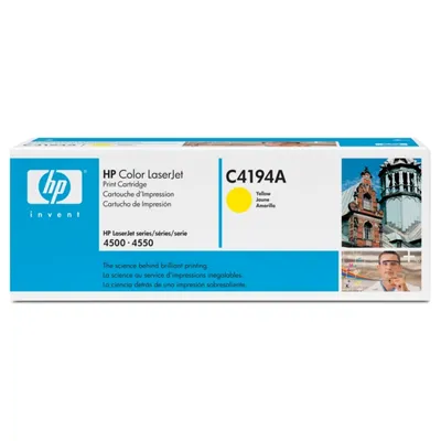 Produktbild von HP Color LaserJet C4194A Yellow Original Toner Cartridge, 6000 Seiten, Gelb, 1 Stück(e)