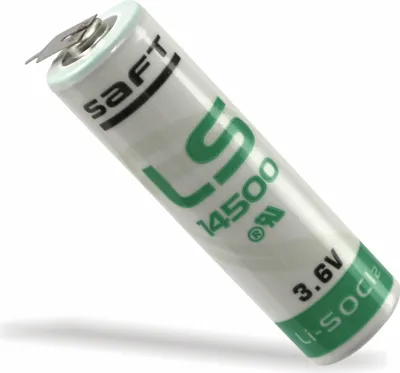Immagine prodotto di SAFT Batteria al litio LS 14500-2PF, AA, 1/1 stampa +/-, 3,6 V-, 2600 mAh