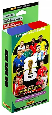 Obrázok produktu pre Xxl Blister Pack: 2 Large Fifa World Cup 2026 Cards + 3 Sachets + 2 Limited Edition Cards