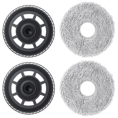 Wischmopp-Tücher mit Platten, Ersatz für Dreame X50 Ultra, 2 Stück