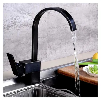 Produktbild von Küchenspüle Wasserhahn mit Kippmischer aus Edelstahl
