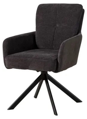 Produktbild von MASSIVMOEBEL24 Drehstuhl 57x67x87 dunkelgrau / grau FABIAN #110
