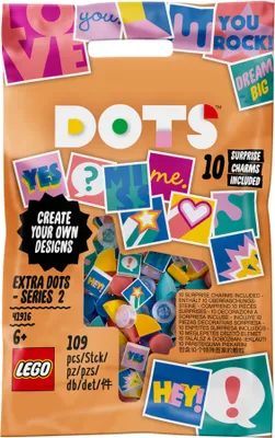 Obrázek produktu pro LEGO DOTS Extra DOTSSeries 2, Sada na stavění, 6 rok/roky, 109 kusů, 15 g