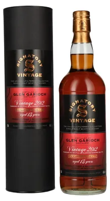 Produktbild von Signatory Vintage GLEN GARIOCH 13 Years Old The Un-Chillfiltered 2012 46% Vol. 0,7l in Geschenkbox