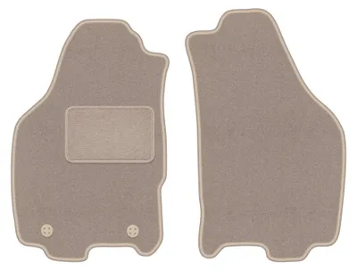 Imagen del producto de Alfombrillas delanteras de moqueta para Lancia Ypsilon II 2003-2011 (hatchback) – 2 piezas, beige, a medida – Wielganizator LUX