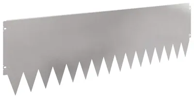Produktbild von vidaXL Raseneinfassung 20 pcs 103 x 30 cm Stahl Silber