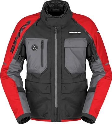 Zdjęcie produktu dla Wodoodporna tekstylna kurtka motocyklowa Spidi Crossmaster 2 H2Out, czerwona, 3XL