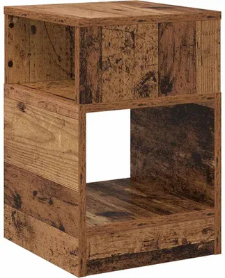 Obrázok produktu pre vidaXL Bočný stolík z regenerovaného dreva 30,5 x 30 x 45 cm materiál na báze dreva