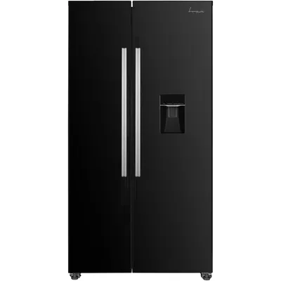 Produktbild von Fram FSBS-HM440NFBKWDE++ Side-by-Side Kühlschrank 439 L, Wasserspender, No Frost, Schwarz