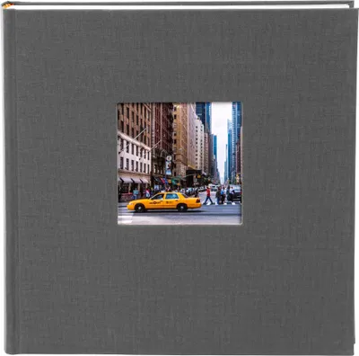 Produktbild von Goldbuch Einsteckalbum Bella Vista grau Leinen 200 Fotos 10x15 cm