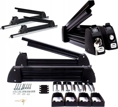 Produktbild von Dachbox für 3 Paar Ski, Skihalter für 2 Paar Ski, AMOS SKI LOCK, Aluminium