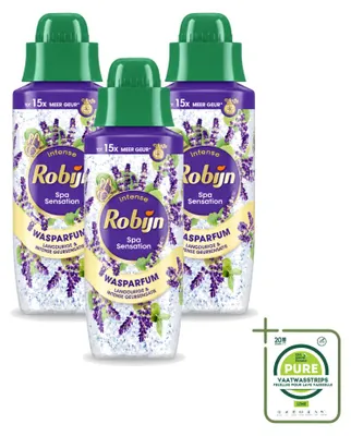 Immagine prodotto di 3 flaconi di profumo per bucato Robijn Intense Spa Sensation, capacità 342 ml - confezione grande - 3 pezzi