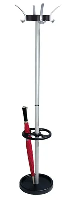 Produktbild von Kerkmann Kleiderständer Public Classic 30627414 silber Metall 8 Haken 43,0 x 175,0 cm, 1 St.