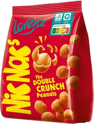 Produktbild von NicNacs Erdnüsse in knuspriger Teighülle mit pikanter Würzung 110g