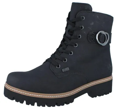 Produktbild von RIEKER Damen Stiefelette schwarz Kunstleder - Größe: 38