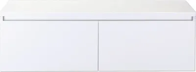 Produktbild von Sanox Waschtischunterschrank Frozen BxHxT 140,2 x 43,6 x 45 cm Frontfarbe weiß hochglanz 75735701