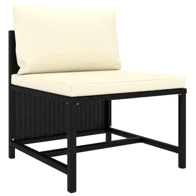 Zdjęcie produktu dla VidaXL 313514, Czarny, Rotang, Stal, Dorośli i dzieci, 57 cm