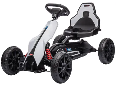 Obrázek produktu pro Elektrické dětské go-kart HOMCOM, rychlost 3-5 km/h, s možností nastavení dvou rychlostí